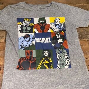 Marvel Kids Gray Short Sleeve T-Shirt